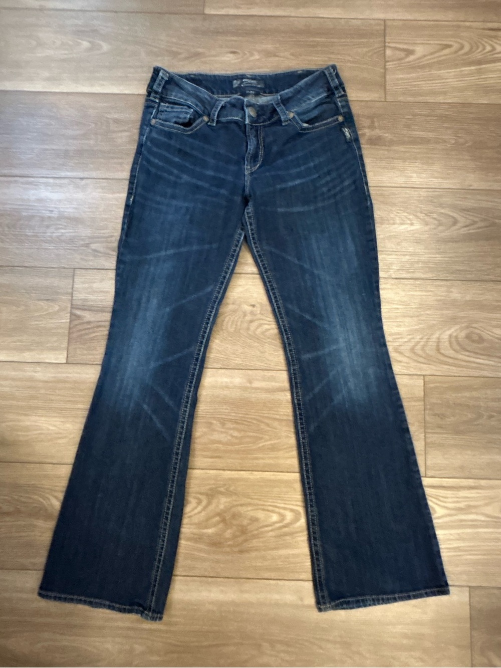 Silver Jeans Suki Bootcut Jeans Womens 30/32 Dark Wash Mid Rise Denim